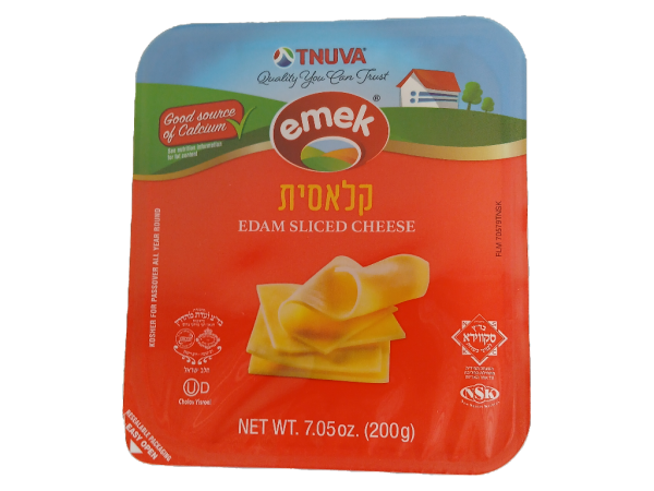 Tnuva Edam Sliced Cheese, 7.05oz