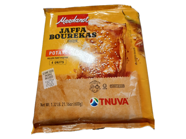 Tnuva Maadanot Jaffa Bourekas Potato Filled Puff Pastry 4 ct, 21.16oz