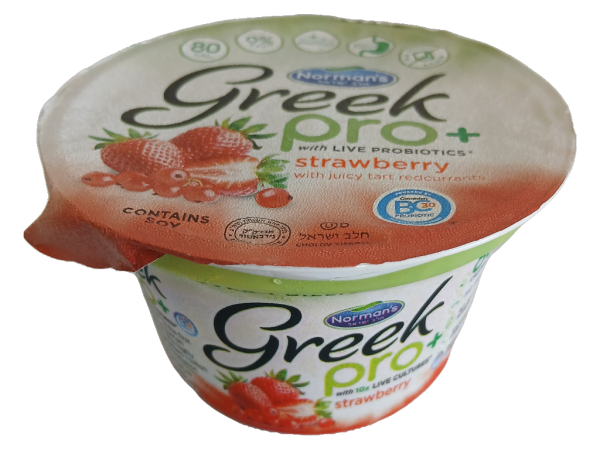 Norman's Greek Pro Strawberry, 5.3oz