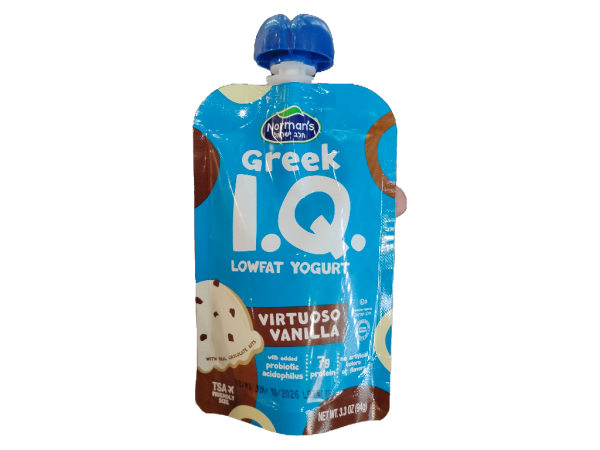 Normans Iq Greek Virtuoso Vanilla, 3.3oz