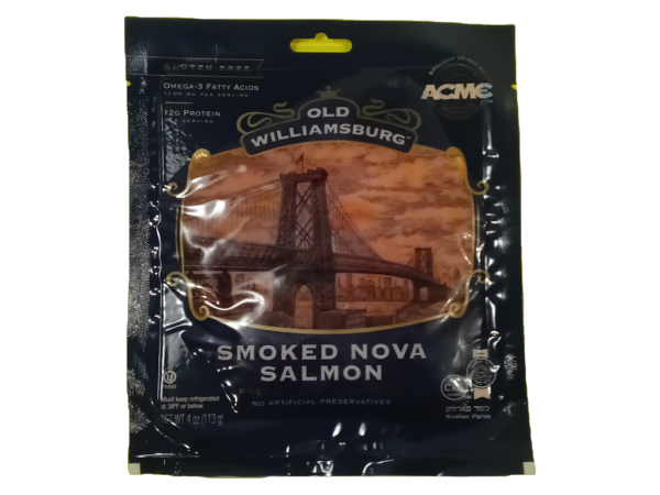 Old Williamsburg Smoked Nova Salmon, 4oz
