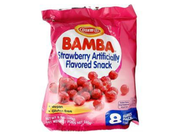 Osem Bamba Strawberry 8Pk.