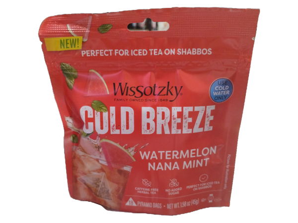 Wissotzky Cold Breeze Watermelon Nana Mint, 18Pk