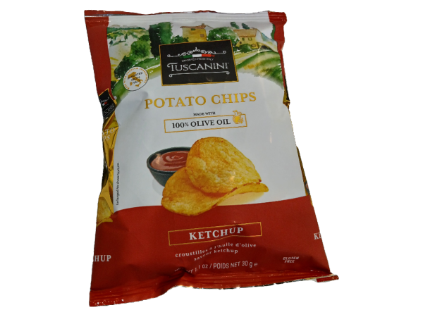 Tuscanini Chips Potato Classic Bacg 1.1oz Snack