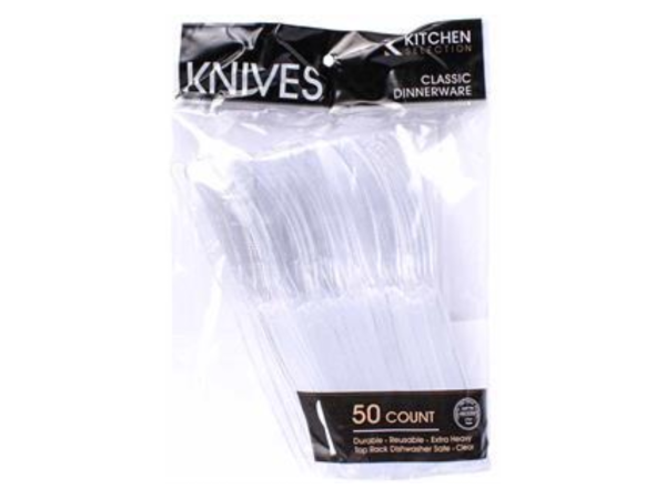 Clear Knives Deluxe 50 ct