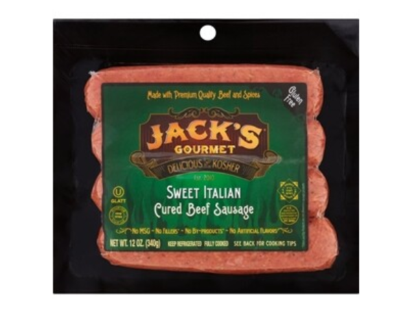 Jack's Gourmet Sweet Italian Sausage, 12oz