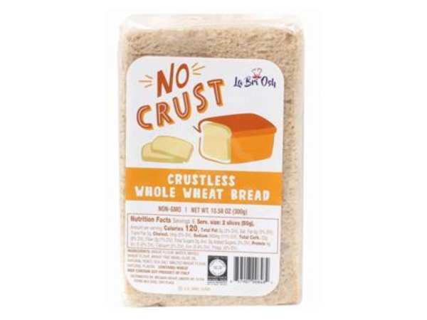 La Bri Osh Crustless Whole Wheat Bread