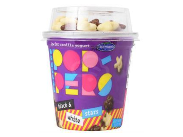 Norman's Yogurt Poppers Black N White Stars, 5.3oz