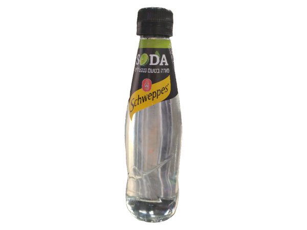 Schweppes - Glass Bottle - Mint & Lime Flavored Soda (250mL)
