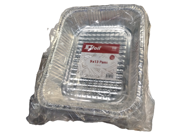 Jet Foil 9 X 13 Half Size Pan, 10Pk