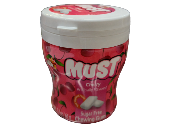 Elite Must Gum Cherry, 2.3oz