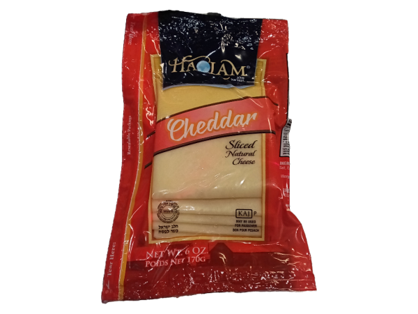 Haolam Sliced Cheddar White 12x6oz