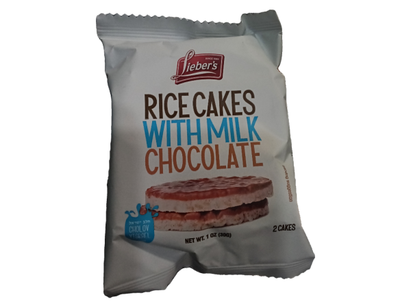 Lieber's Chocolate Coated Rice Cakes Da, 1oz
