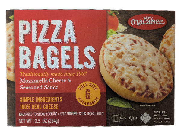 Macabee Pizza Bagel 6Pk 12x6pc