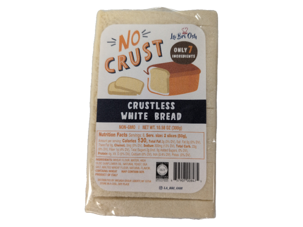 La Crustless White Bread 12x10.58oz