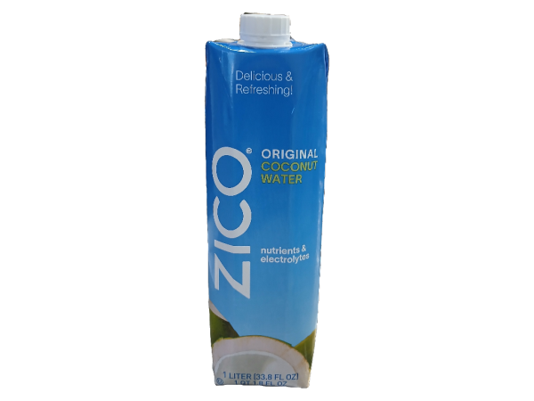 Zico 100% Natural Coconut Water, 33.8oz