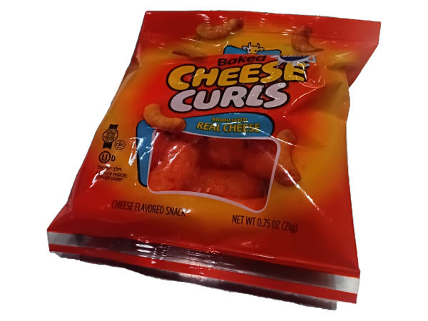 Cheese Curls Snack Size .75oz Yummy