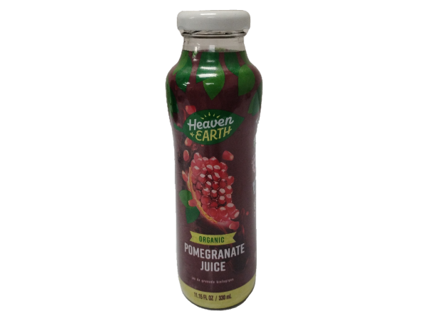 Heaven & Earth Organic Pomegranate Juice, 11.2oz