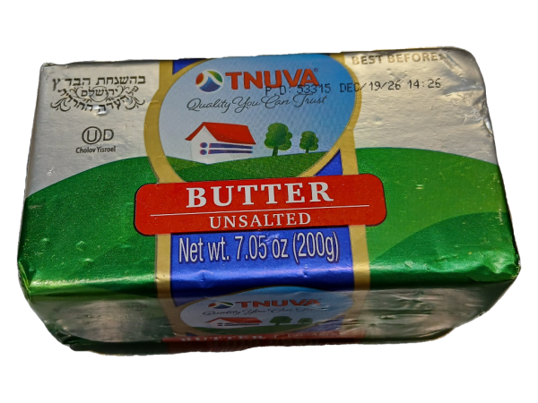 Tnuva Butter Unsalted 7.05oz