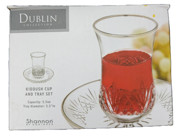 Dublin-Kiddush Cup And Tray Set