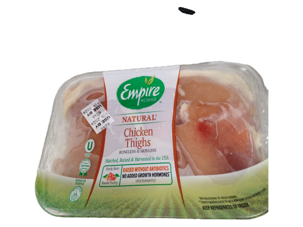7297 Empire Cp Chicken Thighs Boneless & Skinle