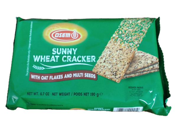 Osm Sunny Wheat Cracker Whole 6.7oz