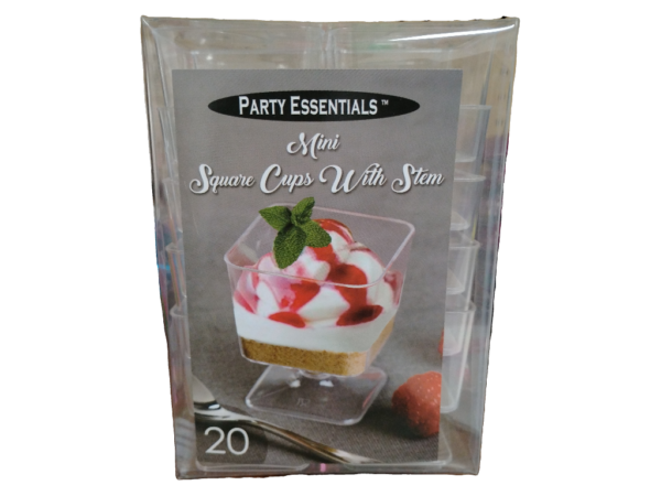 Party Essentials-Mini Square Cups