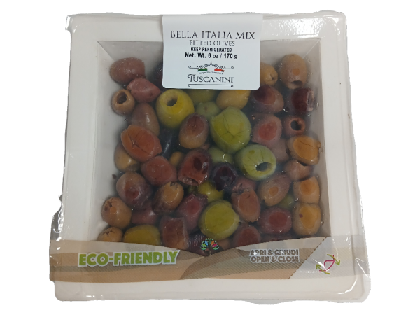 Tuscanini Bella Italia Mix Pitted Olives, 6oz
