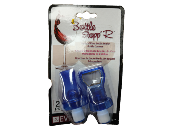 Evri- Bottle Stopp Red And Blue