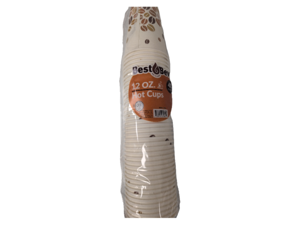 Best Bev 12oz Hot Cups, 40 ct