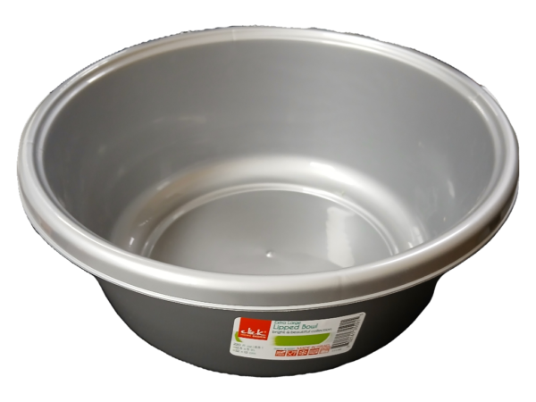 Click-Extra Large Lipped Bowl Grey