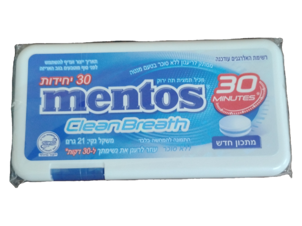 Mentos Sf Clean Breath Mint 12x21gr