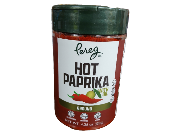 Pereg Hot Red Paprika W/ Oil, 5.3oz