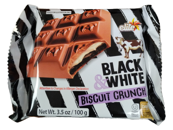 Chocolate Biscuit Black And White