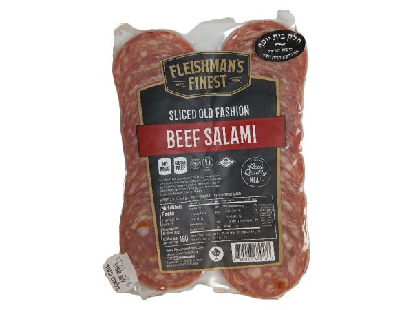 1558 Fleishman's Sliced Old Fashion Beef Salami 2.2 By