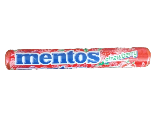 Mentos Candy Strawberry Rol 40x37.5gr