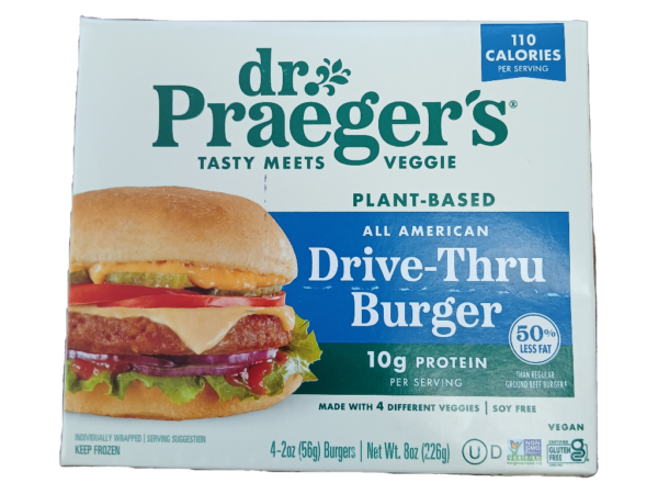 Dr. Praeger's All American Plant-Based Drive-Thru Burger, 8oz