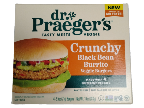 Dr. Prager Black Bean Burrito Crunchy