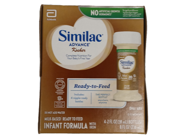 Formula Infant Liquid 4ct Bottles