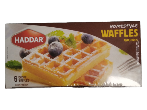 Haddar Homestyle Waffles, 6 ct